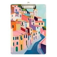 thumbnail image 1 of FORMRS Acrylic Clipboard with Low Profile Clip Standard A4 Letter Size, 12.5" x 9", Abstract Painting, 1 of 8