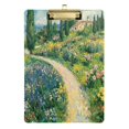 thumbnail image 1 of FORMRS Acrylic Clipboard with Low Profile Clip Standard A4 Letter Size, 12.5" x 9", Art Garden Scene, 1 of 8