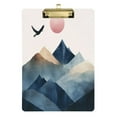 thumbnail image 1 of FORMRS Acrylic Clipboard with Low Profile Clip Standard A4 Letter Size, 12.5" x 9", Art Mountains, 1 of 8