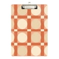 thumbnail image 1 of FORMRS Acrylic Clipboard with Low Profile Clip Standard A4 Letter Size, 12.5" x 9", Beige Geometric, 1 of 8