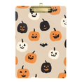 thumbnail image 1 of FORMRS Acrylic Clipboard with Low Profile Clip Standard A4 Letter Size, 12.5" x 9", Beige Halloween Pumpkin, 1 of 8