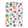 thumbnail image 1 of FORMRS Acrylic Clipboard with Low Profile Clip Standard A4 Letter Size, 12.5" x 9", Beige Retro Pattern, 1 of 8