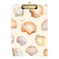 thumbnail image 1 of FORMRS Acrylic Clipboard with Low Profile Clip Standard A4 Letter Size, 12.5" x 9", Beige Seashell, 1 of 8
