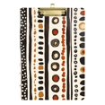 thumbnail image 1 of FORMRS Acrylic Clipboard with Low Profile Clip Standard A4 Letter Size, 12.5" x 9", Black Abstract Dots, 1 of 8