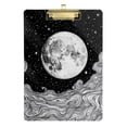 thumbnail image 1 of FORMRS Acrylic Clipboard with Low Profile Clip Standard A4 Letter Size, 12.5" x 9", Black Moon, 1 of 8
