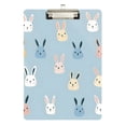 thumbnail image 1 of FORMRS Acrylic Clipboard with Low Profile Clip Standard A4 Letter Size, 12.5" x 9", Blue Rabbits, 1 of 8