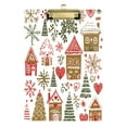 thumbnail image 1 of FORMRS Acrylic Clipboard with Low Profile Clip Standard A4 Letter Size, 12.5" x 9", Brown Nordic Christmas House, 1 of 8