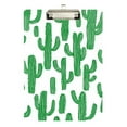 thumbnail image 1 of FORMRS Acrylic Clipboard with Low Profile Clip Standard A4 Letter Size, 12.5" x 9", Cactus Pattern, 1 of 8