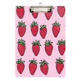 thumbnail image 1 of FORMRS Acrylic Clipboard with Low Profile Clip Standard A4 Letter Size, 12.5" x 9", Cartoon Strawberry, 1 of 8