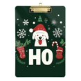 thumbnail image 1 of FORMRS Acrylic Clipboard with Low Profile Clip Standard A4 Letter Size, 12.5" x 9", Christmas Dog, 1 of 8