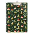 thumbnail image 1 of FORMRS Acrylic Clipboard with Low Profile Clip Standard A4 Letter Size, 12.5" x 9", Christmas Tree, 1 of 8