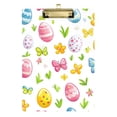 thumbnail image 1 of FORMRS Acrylic Clipboard with Low Profile Clip Standard A4 Letter Size, 12.5" x 9", Colorful Easter Eggs, 1 of 8