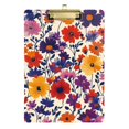 thumbnail image 1 of FORMRS Acrylic Clipboard with Low Profile Clip Standard A4 Letter Size, 12.5" x 9", Colorful Flowers Pattern, 1 of 8