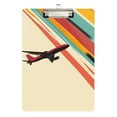 thumbnail image 1 of FORMRS Acrylic Clipboard with Low Profile Clip Standard A4 Letter Size, 12.5" x 9", Colorful Plane Stripes, 1 of 8