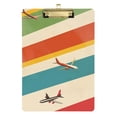 thumbnail image 1 of FORMRS Acrylic Clipboard with Low Profile Clip Standard A4 Letter Size, 12.5" x 9", Colorful Plane, 1 of 8
