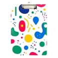 thumbnail image 1 of FORMRS Acrylic Clipboard with Low Profile Clip Standard A4 Letter Size, 12.5" x 9", Colorful Round, 1 of 8
