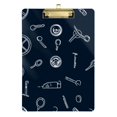 thumbnail image 1 of FORMRS Acrylic Clipboard with Low Profile Clip Standard A4 Letter Size, 12.5" x 9", Component Pattern, 1 of 8