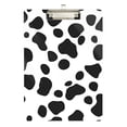 thumbnail image 1 of FORMRS Acrylic Clipboard with Low Profile Clip Standard A4 Letter Size, 12.5" x 9", Cow Spots, 1 of 8