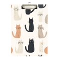 thumbnail image 1 of FORMRS Acrylic Clipboard with Low Profile Clip Standard A4 Letter Size, 12.5" x 9", Cute Cartoon Cats, 1 of 8