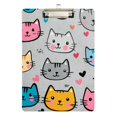 thumbnail image 1 of FORMRS Acrylic Clipboard with Low Profile Clip Standard A4 Letter Size, 12.5" x 9", Cute Cat Pattern, 1 of 8