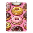 thumbnail image 1 of FORMRS Acrylic Clipboard with Low Profile Clip Standard A4 Letter Size, 12.5" x 9", Cute Doughnuts Pattern, 1 of 8
