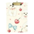 thumbnail image 1 of FORMRS Acrylic Clipboard with Low Profile Clip Standard A4 Letter Size, 12.5" x 9", Dogs Cherry Pattern, 1 of 8