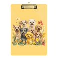 thumbnail image 1 of FORMRS Acrylic Clipboard with Low Profile Clip Standard A4 Letter Size, 12.5" x 9", Floral Dogs, 1 of 8