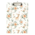 thumbnail image 1 of FORMRS Acrylic Clipboard with Low Profile Clip Standard A4 Letter Size, 12.5" x 9", Flower Giraff Pattern, 1 of 8