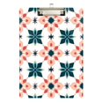 thumbnail image 1 of FORMRS Acrylic Clipboard with Low Profile Clip Standard A4 Letter Size, 12.5" x 9", Flowers Geometric Pattern, 1 of 8
