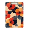 thumbnail image 1 of FORMRS Acrylic Clipboard with Low Profile Clip Standard A4 Letter Size, 12.5" x 9", Flowers Pattern, 1 of 8