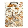 thumbnail image 1 of FORMRS Acrylic Clipboard with Low Profile Clip Standard A4 Letter Size, 12.5" x 9", Forest Pattern, 1 of 8