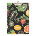 thumbnail image 1 of FORMRS Acrylic Clipboard with Low Profile Clip Standard A4 Letter Size, 12.5" x 9", Fruit Vegetables Pattern, 1 of 8