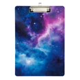 thumbnail image 1 of FORMRS Acrylic Clipboard with Low Profile Clip Standard A4 Letter Size, 12.5" x 9", Galaxy Pattern, 1 of 8