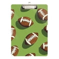 thumbnail image 1 of FORMRS Acrylic Clipboard with Low Profile Clip Standard A4 Letter Size, 12.5" x 9", Game Day Footballs, 1 of 8