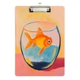 thumbnail image 1 of FORMRS Acrylic Clipboard with Low Profile Clip Standard A4 Letter Size, 12.5" x 9", Goldfish, 1 of 8