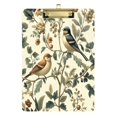 thumbnail image 1 of FORMRS Acrylic Clipboard with Low Profile Clip Standard A4 Letter Size, 12.5" x 9", Green Birds, 1 of 8