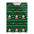 thumbnail image 1 of FORMRS Acrylic Clipboard with Low Profile Clip Standard A4 Letter Size, 12.5" x 9", Green Christmas Trees, 1 of 8