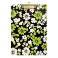 thumbnail image 1 of FORMRS Acrylic Clipboard with Low Profile Clip Standard A4 Letter Size, 12.5" x 9", Green Flower Pattern, 1 of 8