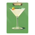 thumbnail image 1 of FORMRS Acrylic Clipboard with Low Profile Clip Standard A4 Letter Size, 12.5" x 9", Green Lemon Juice, 1 of 8