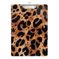 thumbnail image 1 of FORMRS Acrylic Clipboard with Low Profile Clip Standard A4 Letter Size, 12.5" x 9", Leopard Pattern, 1 of 8