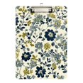 thumbnail image 1 of FORMRS Acrylic Clipboard with Low Profile Clip Standard A4 Letter Size, 12.5" x 9", Light Floral, 1 of 8