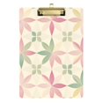 thumbnail image 1 of FORMRS Acrylic Clipboard with Low Profile Clip Standard A4 Letter Size, 12.5" x 9", Light Pink Geometric, 1 of 8