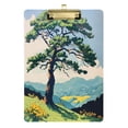 thumbnail image 1 of FORMRS Acrylic Clipboard with Low Profile Clip Standard A4 Letter Size, 12.5" x 9", Mounatin at Dawn, 1 of 8