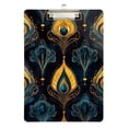 thumbnail image 1 of FORMRS Acrylic Clipboard with Low Profile Clip Standard A4 Letter Size, 12.5" x 9", Navy Blue Art Pattern, 1 of 8