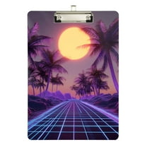 FORMRS Acrylic Clipboard with Low Profile Clip Standard A4 Letter Size, 12.5" x 9", Night Purple Road