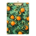 thumbnail image 1 of FORMRS Acrylic Clipboard with Low Profile Clip Standard A4 Letter Size, 12.5" x 9", Orange Tree Pattern, 1 of 8