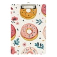 thumbnail image 1 of FORMRS Acrylic Clipboard with Low Profile Clip Standard A4 Letter Size, 12.5" x 9", Pink Donut, 1 of 8