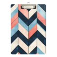 thumbnail image 1 of FORMRS Acrylic Clipboard with Low Profile Clip Standard A4 Letter Size, 12.5" x 9", Pink Geometric, 1 of 8