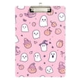 thumbnail image 1 of FORMRS Acrylic Clipboard with Low Profile Clip Standard A4 Letter Size, 12.5" x 9", Pink Halloween, 1 of 8