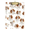 thumbnail image 1 of FORMRS Acrylic Clipboard with Low Profile Clip Standard A4 Letter Size, 12.5" x 9", Puppies Brown White Pattern, 1 of 8